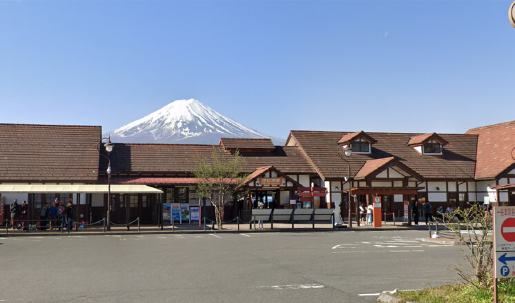 河口湖ICからの道のり