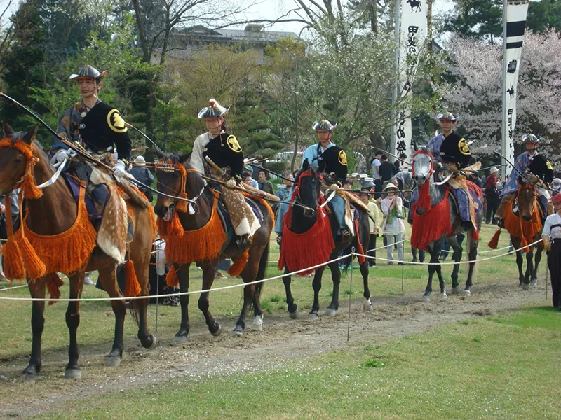 甲斐の勝山やぶさめ祭り